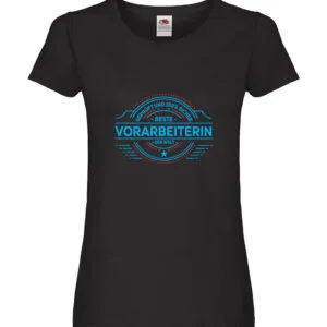 100 % Sicher: Vorarbeiterin | Kollegin | Teamleiter Damen Shirt Schwarz