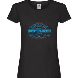 100 % Sicher: Sportlehrerin | Lehrer | Sport Damen Shirt Schwarz