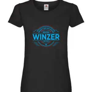 100 % Sicher: Winzer | Weinbauer | Wein Damen Shirt Schwarz