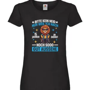 15 Jahre im Dienst | Arbeitsjubiläum | Arbeit v2 Damen Shirt Schwarz