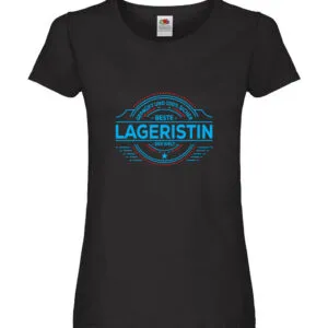 100 % Sicher: Lageristin | Beruf | Lager Arbeiterin Damen Shirt Schwarz