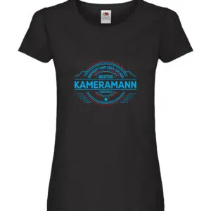 100 % Sicher: Kameramann | Kamera Damen Shirt Schwarz