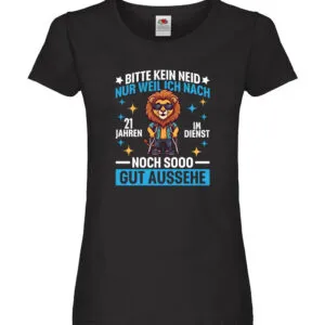 21 Jahre im Dienst | Arbeitsjubiläum | Arbeit Damen Shirt Schwarz