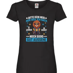 11 Jahre im Dienst | Arbeitsjubiläum | Arbeit Damen Shirt Schwarz