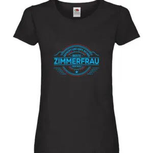 100 % Sicher: Zimmerfrau | Holzbau | Handwerkerin Damen Shirt Schwarz