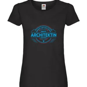 100 % Sicher: Architektin | Architektur Büro Damen Shirt Schwarz