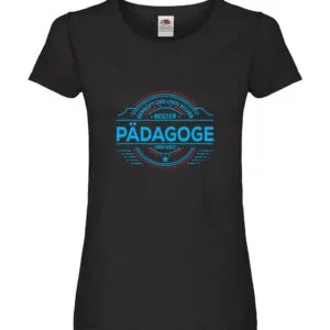 100 % Sicher: Pädagoge | Pädagogik Damen Shirt Schwarz