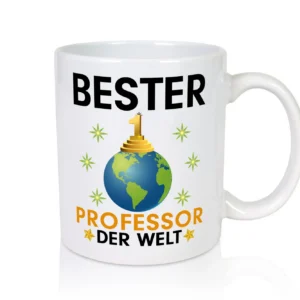 Welt Bester Professor | Uni | Universität - Tasse Weiß - Kaffeetasse / Geschenk / Familie
