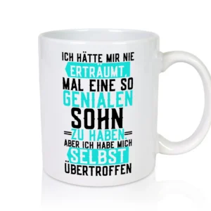 Wundervoller Sohn | Liebe | Papa | Vatertag | Humor - Tasse Weiß - Kaffeetasse / Geschenk / Familie