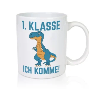 1. Klasse | Einschulung | Schüler | Grundschule - Tasse Weiß - Kaffeetasse / Geschenk / Familie