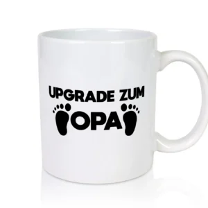 Upgrade zum Opa | Opa | Füße - Tasse Weiß - Kaffeetasse / Geschenk / Familie