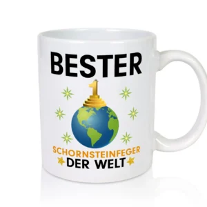Welt Bester Schornsteinfeger | Kaminkehrer | Handwerk - Tasse Weiß - Kaffeetasse / Geschenk / Familie