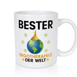 Welt Bester Ergotherapeut | Ergotherapie - Tasse Weiß - Kaffeetasse / Geschenk / Familie