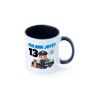13. Geburtstag | 13 Jahre | Polizei Kind | Polizeiauto